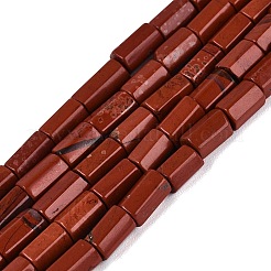 Los abalorios rojos jaspe hebras naturales&nbsp;GG-N002-01A-16