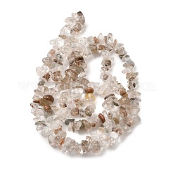 Natur lodolite Quarzperlen Stränge&nbsp;G-H315-A02-01