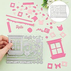Coupe en acier au carbone meurt pochoirs&nbsp;DIY-WH0309-017