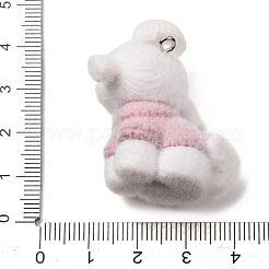 Anhänger aus undurchsichtigem Kunstharz mit Tiermotiven&nbsp;RESI-G130-01D