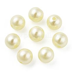 Perline di perle imitazione plastica abs verniciate a spruzzo&nbsp;OACR-T015-05C-20
