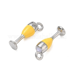 Colgantes de esmalte de acero inoxidable 304&nbsp;SA-CBA7876-22P