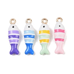 Colgantes de esmalte de aleación&nbsp;ENAM-A012-17B-G