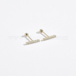 925 sterling silver borchie orecchio&nbsp;EJEW-BB50178-B