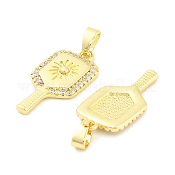 Ottone micro spianare pendenti zirconi&nbsp;KK-H527-32G