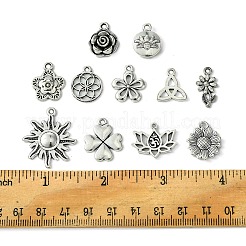 66 pièces 11 styles pendentifs en alliage de style tibétain&nbsp;FIND-FS0002-22