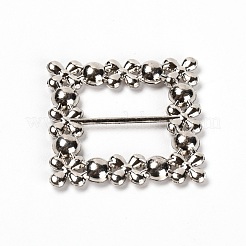Boucles carrées en alliage&nbsp;JEWB-WH0014-10B