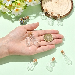 9 Stück 9 Stile Glasflaschen&nbsp;AJEW-YW0002-17