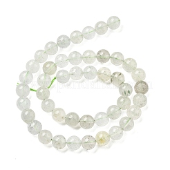 Brins de perles de béryl vert naturel&nbsp;G-F787-01-8mm