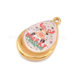 Pendenti in acciaio inossidabile 304 stampati&nbsp;STAS-B116-01A-G02