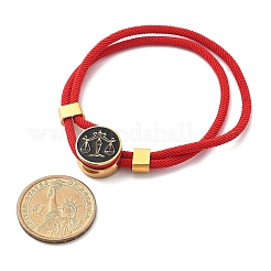 Bracelets multibrins en cordons nylon constellation&nbsp;BJEW-U016-01B-09