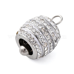 304 Edelstahl Kristall Strass Anhänger&nbsp;STAS-H235-12P