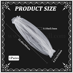 Armärmel aus Polyester-Spitze&nbsp;AJEW-WH20001-38B-01