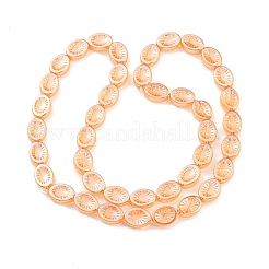 FilI di perline in vetro placcato&nbsp;EGLA-G037-13A-PL01