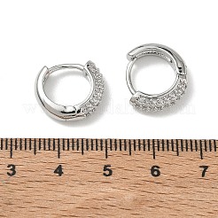 Shegrace Messing-Ohrringe mit Mikropavé-Fassung und Zirkonia-Steinen&nbsp;XGRQ4G980-669P