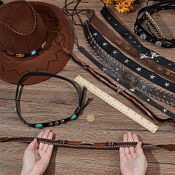 14 bande de chapeau en cuir PU de 14 styles&nbsp;AJEW-OC0015-69