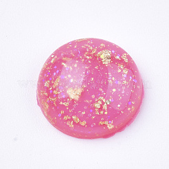 Glitzernde durchscheinende Harz-Cabochons&nbsp;RESI-S364-43A-M