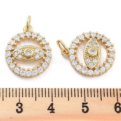 Pendentifs en laiton zircon cubique pavé&nbsp;KK-U009-10C-G