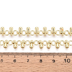 Handgefertigte Messing-Tropfengliederketten&nbsp;CHC-T017-10G
