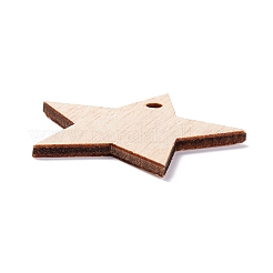 Moon & Castle Anhänger aus unbehandeltem Holz&nbsp;WOOD-M003-04