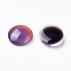 Glas cabochons&nbsp;GLAA-WH0015-31-16mm