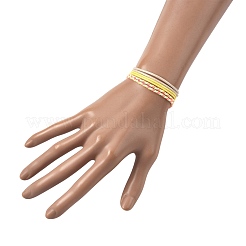 14 ensemble de bracelets en cordon de coton 7 couleurs pour hommes et femmes&nbsp;BJEW-FS00025-03