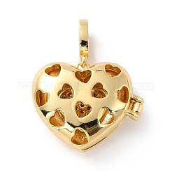 Pendentifs avec zircon cubiques à micro-pavés en laiton&nbsp;X-ZIRC-Z018-06G