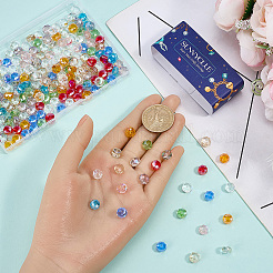 240 pièces 12 couleurs galvanoplastie perles de verre&nbsp;FIND-SC0023-82
