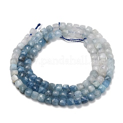 Fili di perline color blu diavolo naturale sfumato&nbsp;G-NH0072-C01-02