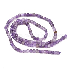 Natürlichen Amethyst Perlen Stränge&nbsp;G-Z160-B01-3x3mm-01