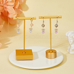 12 Stück 6 Farben Messing Micro Pave Zirkonia Charms&nbsp;KK-DC0003-72