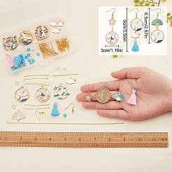 DIY-Set zur Herstellung von Ohrhängern mit Fächer&nbsp;DIY-SC0020-40