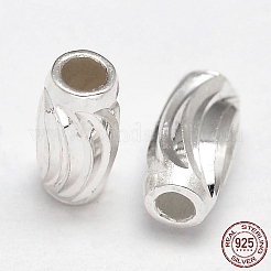 Fantasia ovale taglio 925 sterlina perline d'argento&nbsp;STER-F012-16B
