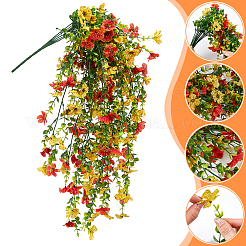 4 vite artificiale di plastica viola per decorazione di nozze&nbsp;DIY-WR0005-32C