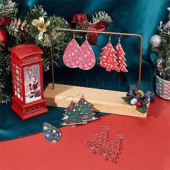 DIY-Sets zum Basteln von Ohrringen mit Weihnachtsmotiven&nbsp;DIY-SC0014-35P