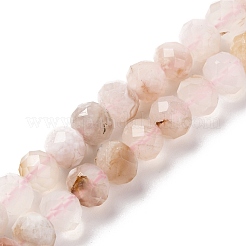 Granos de ágata de flor de cerezo natural hebras&nbsp;G-K380-A43-01