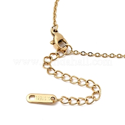 Colliers pendentifs en acier inoxydable 304&nbsp;NJEW-L146-44G