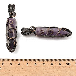 Pendentifs en améthyste naturelle&nbsp;G-K338-28R-06