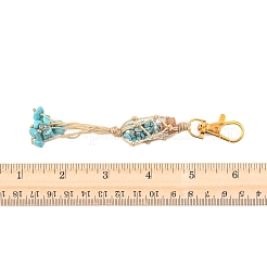 7 pz decorazioni pendenti con pietre preziose naturali e sintetiche&nbsp;HJEW-FS00053