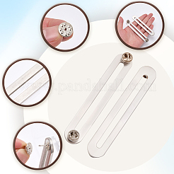 4 Brosche aus Edelstahl 304 und Messing&nbsp;JEWB-CP00001