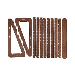 5-stufiger Ohrringständer aus Holz in Dreiecksform&nbsp;ODIS-K004-03