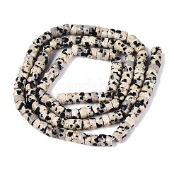 Natur Dalmatiner Jaspis Perlen Stränge&nbsp;LS-G-Q606-46A-01