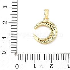 Colgantes de rhinestone de bronce&nbsp;RB-CBACCCF-01G