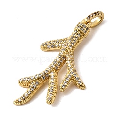 Ottone micro spianare pendenti zirconi&nbsp;KK-I360-004G-01