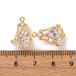 Ottone micro spianare pendenti zirconi&nbsp;X-KK-K382-46G