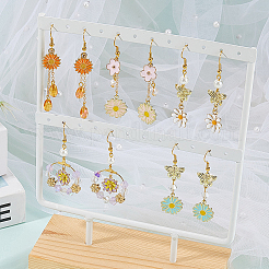 Kit de fabrication de boucles d'oreilles fleur bricolage&nbsp;DIY-SC0030-66