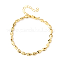 Messing-Gliederkettenarmbänder für Frauen&nbsp;BJEW-C140-08G