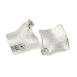 Pendientes de botón de acero inoxidable 304 antideslustre para mujer&nbsp;EJEW-A108-08P