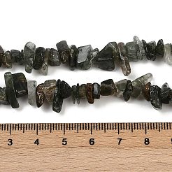 Natürlichen grünen Rutilquarz Perlen Stränge&nbsp;G-Q060-C03