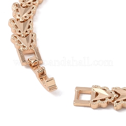 Messing-Gliederkettenarmbänder für Frauen und Männer&nbsp;BJEW-P324-01G-KCG